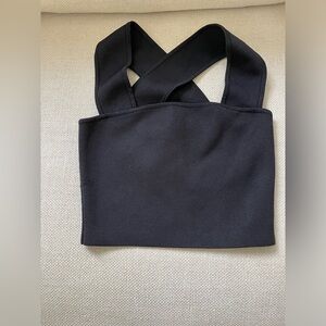 Babaton Black Cropped Top